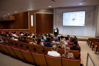 All 47 participants had to present their work in a 3-minute thesis format.