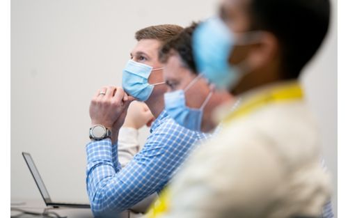 Men at biohackathon event