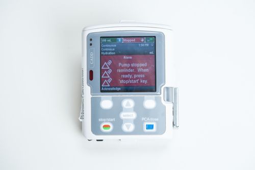 A photo of the CADD Solis pump 