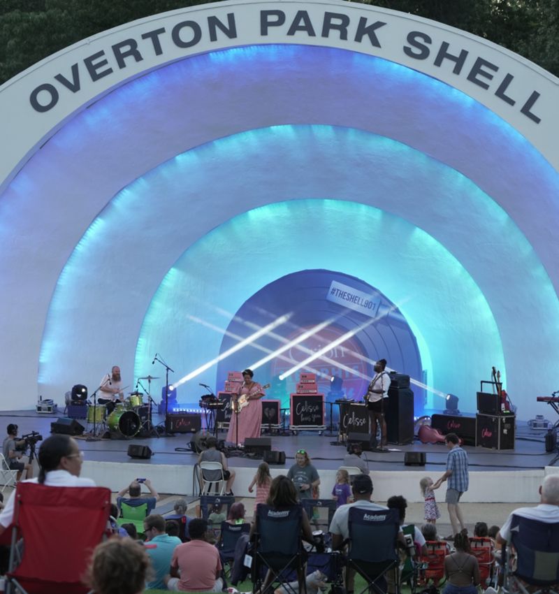 Image of Overton Park Shell during performance