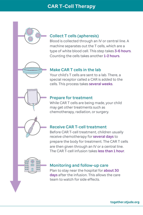 CAR T-Cell Therapy infographic
