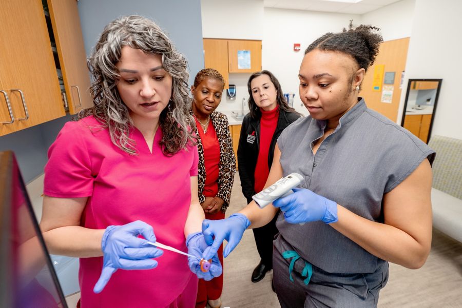 Medical staff in HIV Clinic