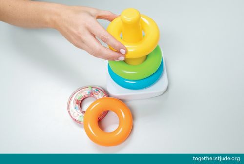 Ring stacker toy