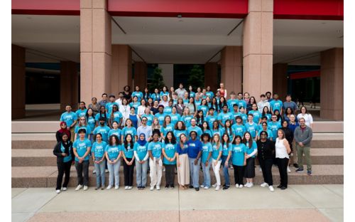 large group of teens 