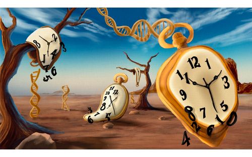 dali-like illustration of clocks in a wasteland