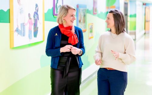 Heather Conklin and Ashley Fournier-Goodnight