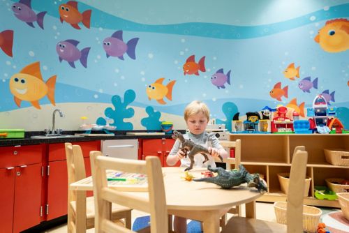 Child in waiting room