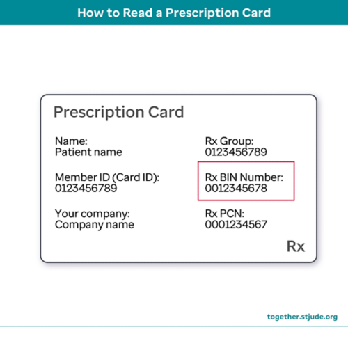 Example insurance card
