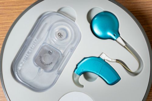 A modern cochlear implant