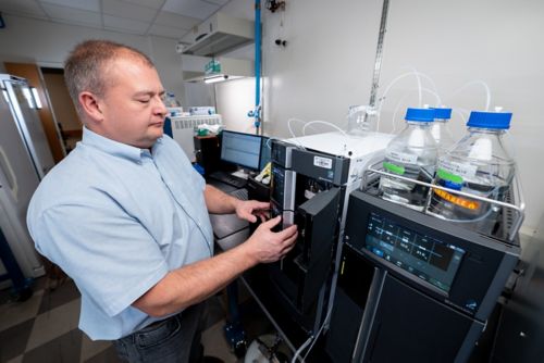 Matthew Frank at work