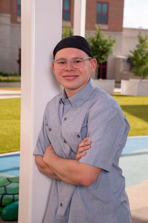 Yadiel on St. Jude campus