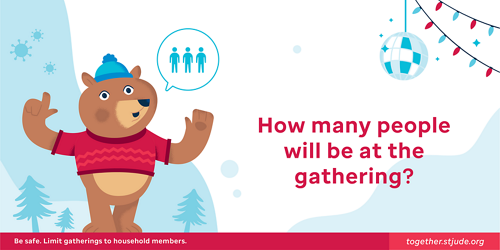 How many people will be at the gathering?