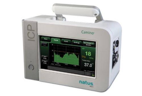 The Camino ICP monitor is pictured above.  You may see this device in the ICU.