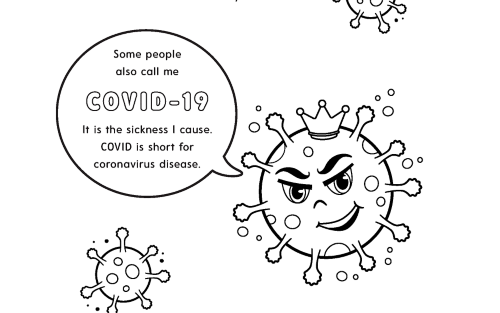 Covid 19 Resources And Coloring Book Together