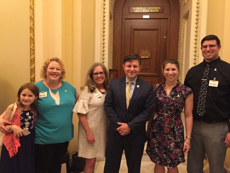 Group of people in hallway