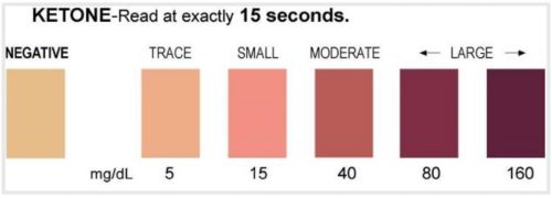 Ketone Chart