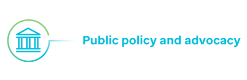 icon for "Public policy and advocacy"