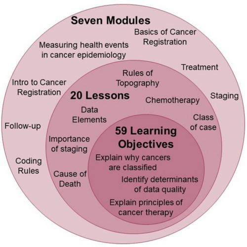 SJCARES Breakdown of Cancer Registration Curriculum