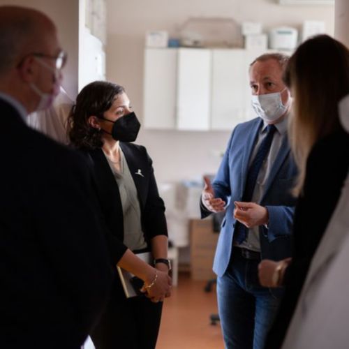 Asya Agulnik, MD, St. Jude, and Wojciech Mlynarski, MD, PhD