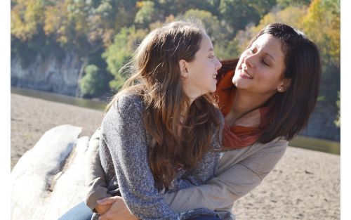 April Bezilla with her daughter Alexis