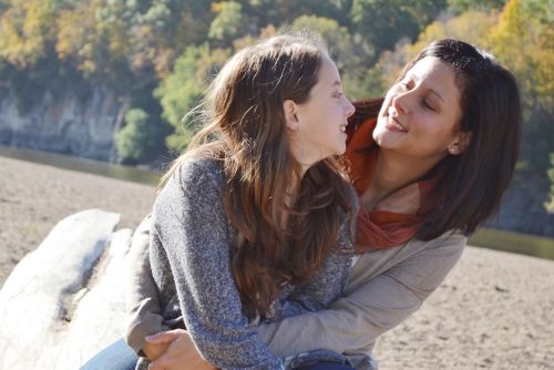 April Bezilla and her daughter Alexis