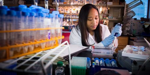 image of woman in lab