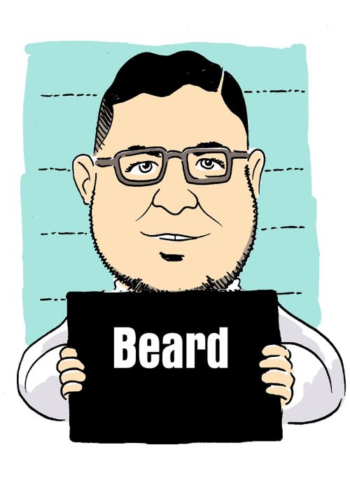 sketch of Jordan Beard