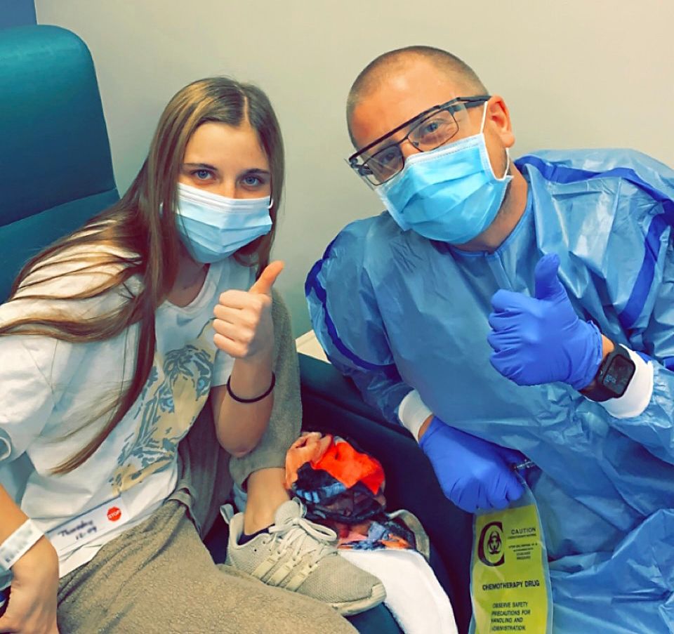 Bella and her doctor