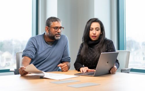 Photo of Nickhill Bhakta and Nancy Bolous