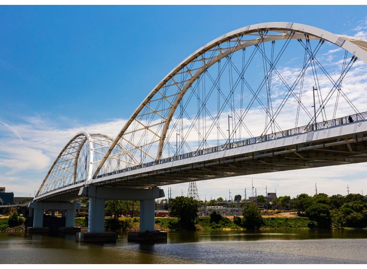 View of Broadway Bridge from Below