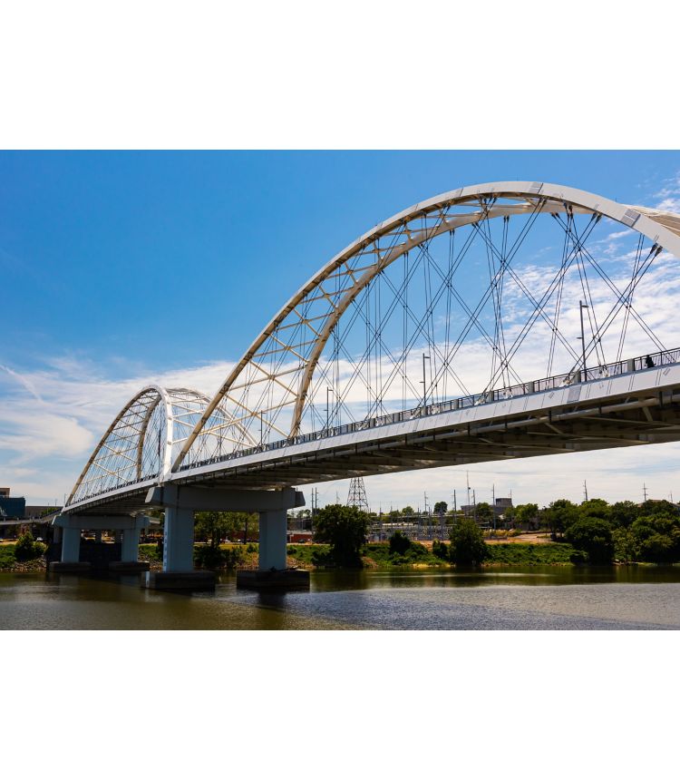 View of Broadway Bridge from Below