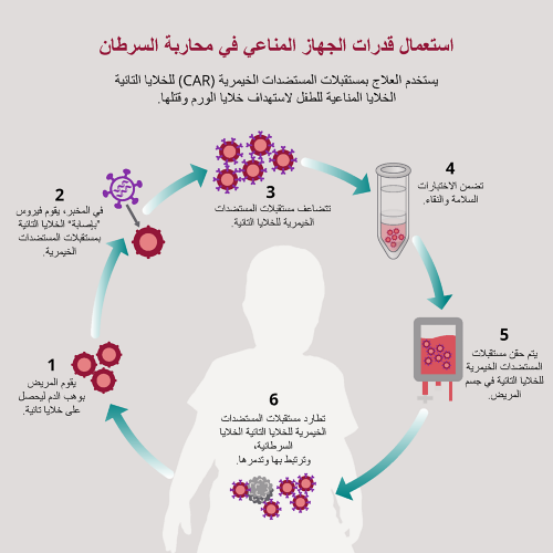 مستقبلات المستضد الخيمرية، أو العلاج المناعي بمستقبلات خيمرية للخلايا التائية، هو أحد العلاجات المرتبطة بمتلازمة إفراز السيتوكينات أو عاصفة السيتوكين. يعيد أطباء العلاج المناعي بالمستقبلات الخيمرية للخلايا التائية هذه الخلايا المعدلة إلى المرضى لتتعرف على الخلايا السرطانية وتهاجمها.