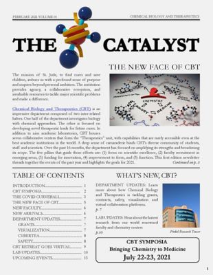 Newsletter cover page