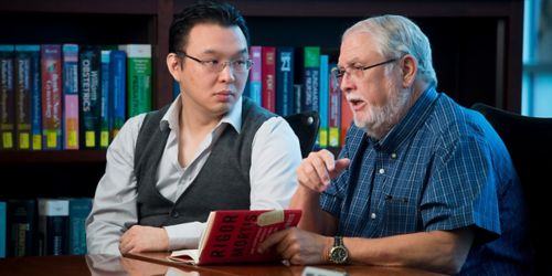 Image of Charles Rock, PhD, (right) and Jiangwei Yao, PhD.