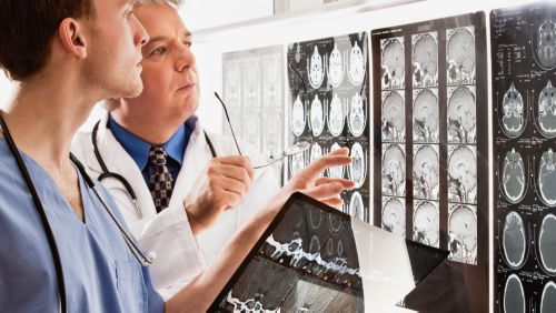 Digital image of artificial intelligence human brain