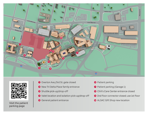 map of st. jude campus