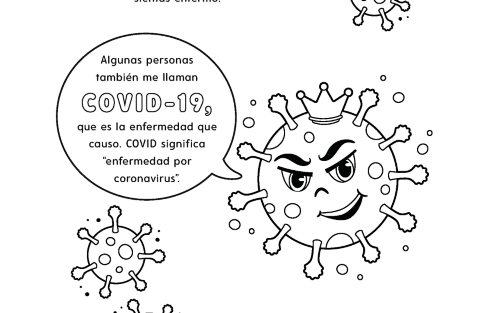 Libro para colorear “Aprende sobre el coronavirus”