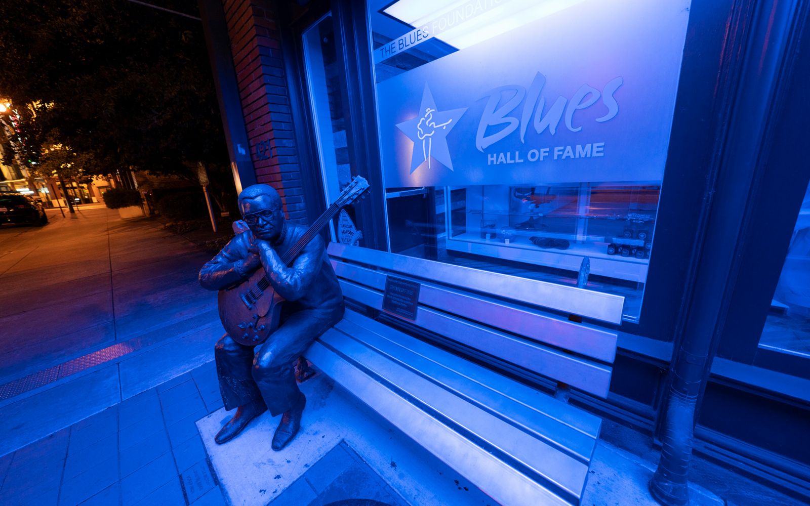 photo of exterior of Blues Hall of Fame