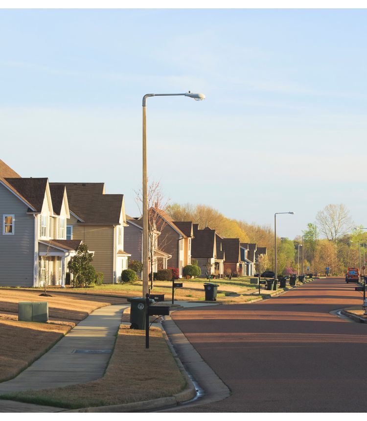 photo of suburban Memphis street