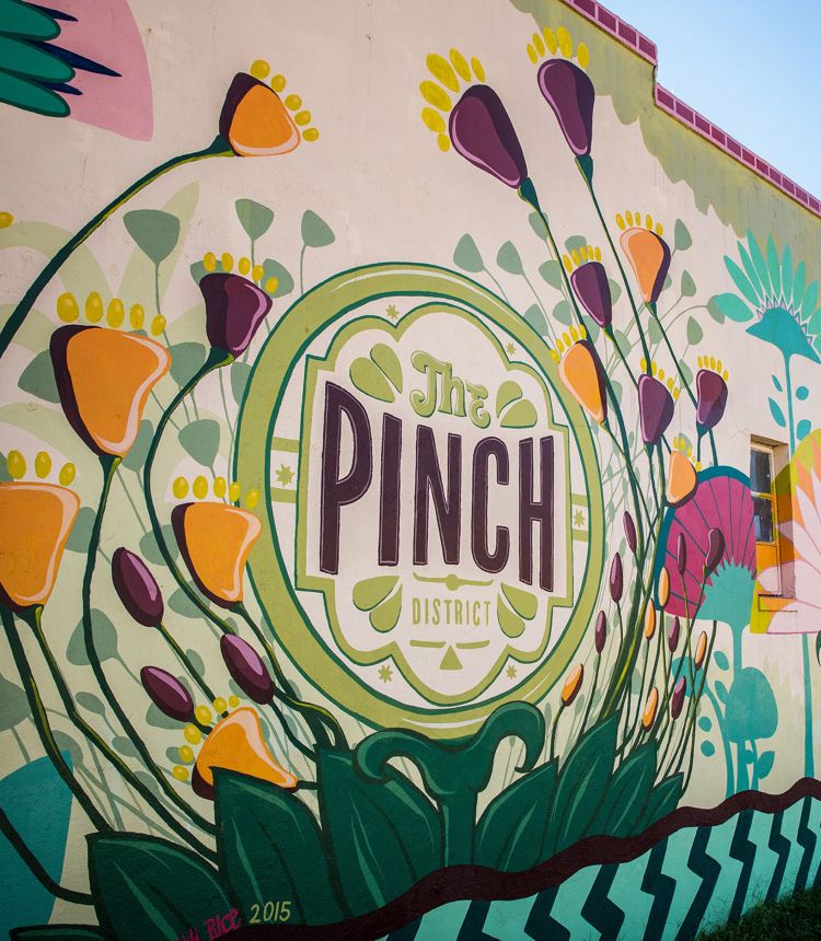 photo of Pinch District mural