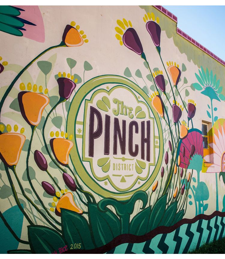 photo of Pinch District mural