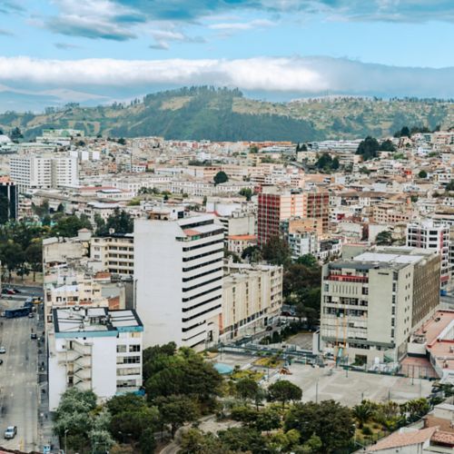 Image of city in Ecuador