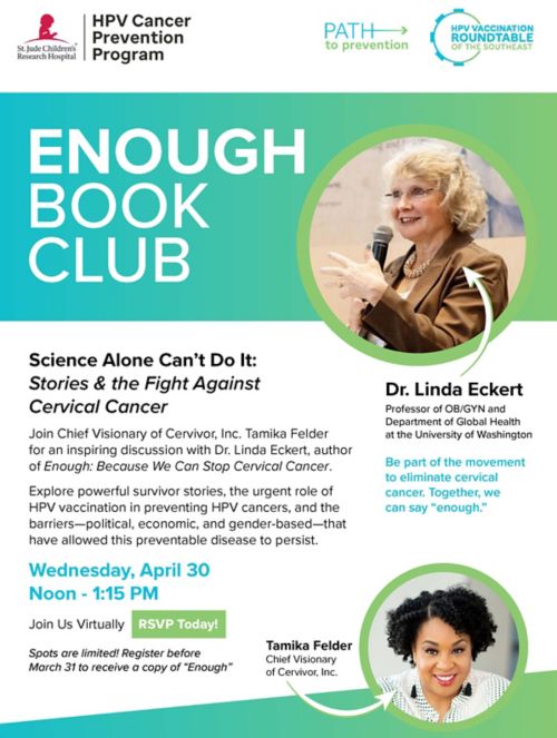 Flyer for book club