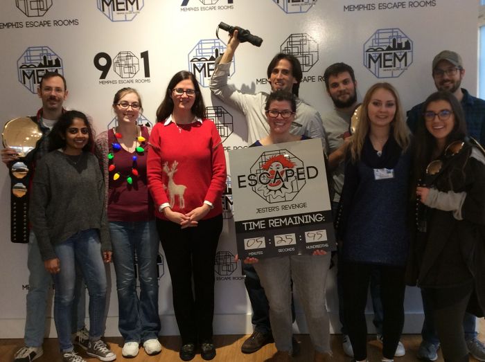 mckinney-freeman lab at escape room 2018