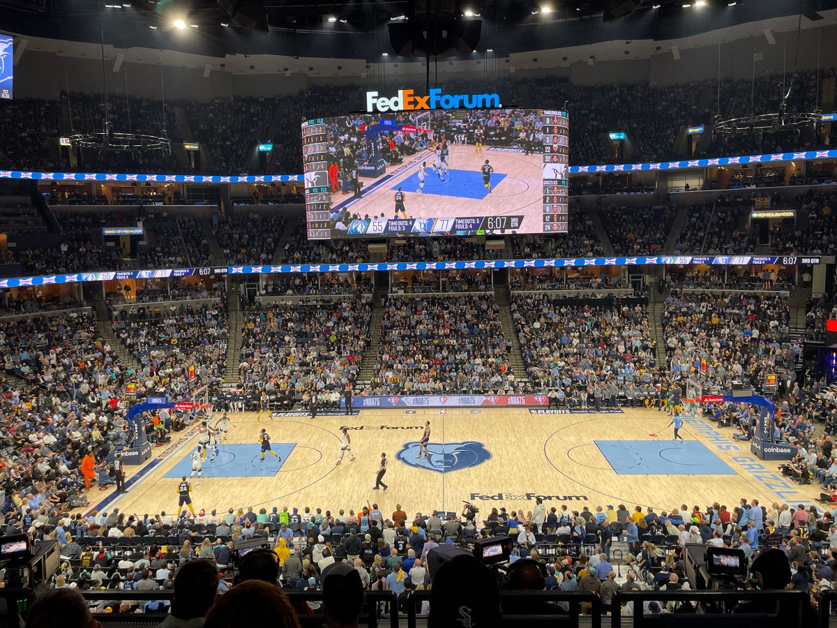 Grizzlies play at FedEx Forum