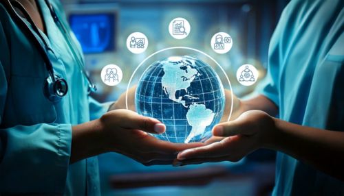 Illustration of global critical care