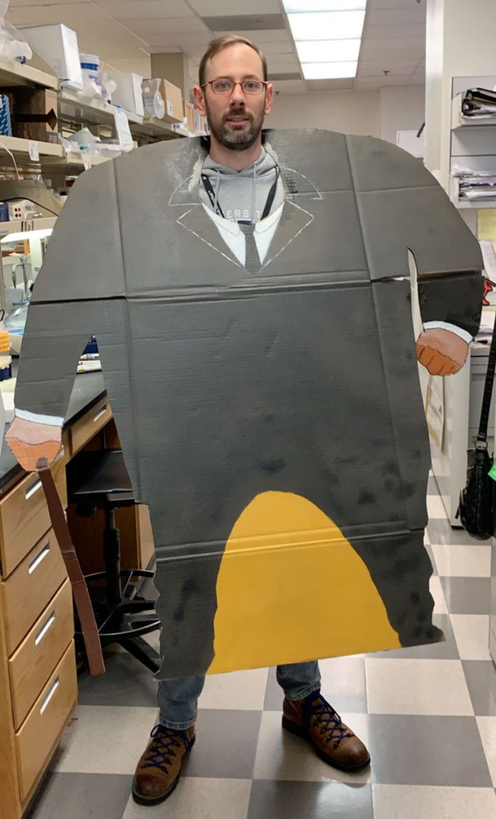 man in halloween costume