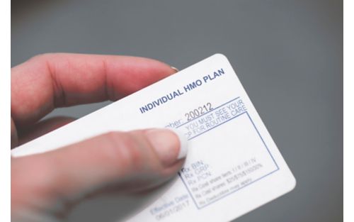 HMO insurance card