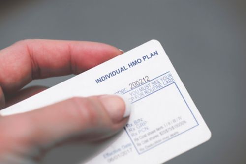 Carte d'assurance individuelle de régime HMO (« Health Maintenance Organization »)