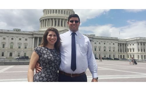 Adult pediatric cancer survivor represents St. Jude on Capitol Hill